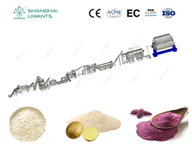 500公斤薯粉生產線