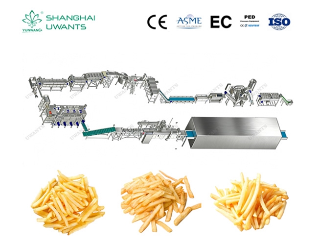1-2噸薯條生產線