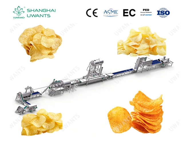 100公斤薯片生產(chǎn)線