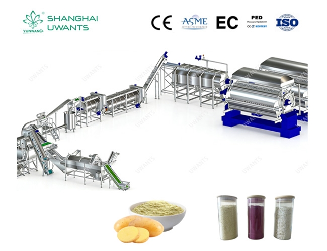 2000公斤薯粉生產線